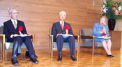Ms. Sadako Ogata, Mr. Yoshikazu Hanawa and Dr. Ippei Yamazawa