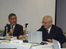 Prof. Noritake Kobayashi (Emeritus Professor, Keio University) and Mr. Shoichi Ikuta (Corporate Advisor, Marubeni)