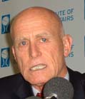 Ami Ayalon, co-founder of the People's Voice Initiative and former Director of the Israeli Security Agency